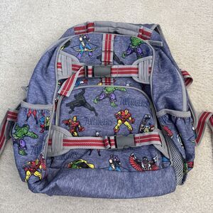 Pottery Barn Kids Avengers Marvel Glow-in-the-Dark Backpack Small Hulk Ironman